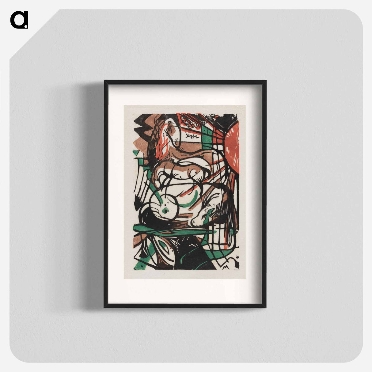 Original public domain image from Los Angeles County Museum of Art - Franz Marc Poster.