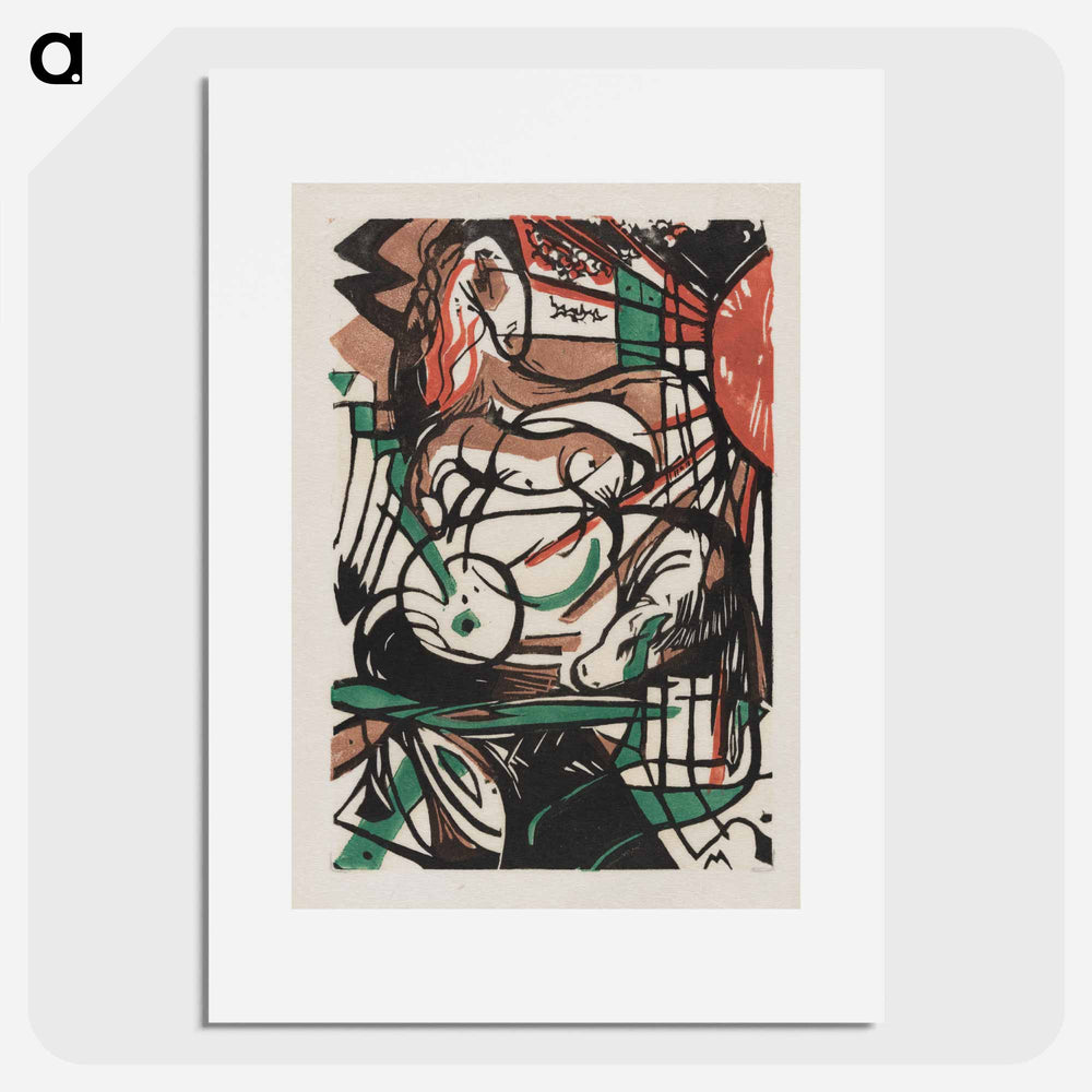 Original public domain image from Los Angeles County Museum of Art - Franz Marc Poster.