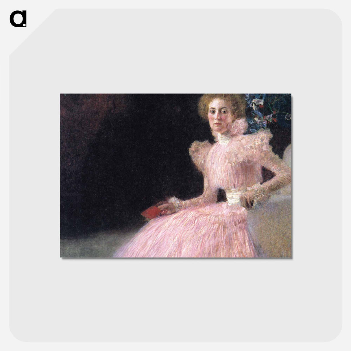 アートポストカード-Bildnis Sonja Knips - グスタフ クリムト Postcard.