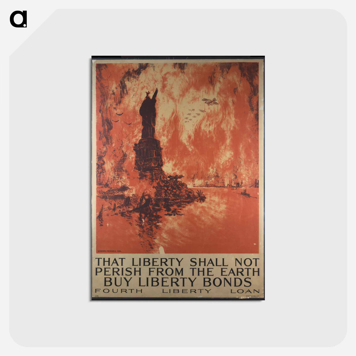 アートポストカード-Buy Liberty Bonds
- ジョセフ ペネル Postcard.