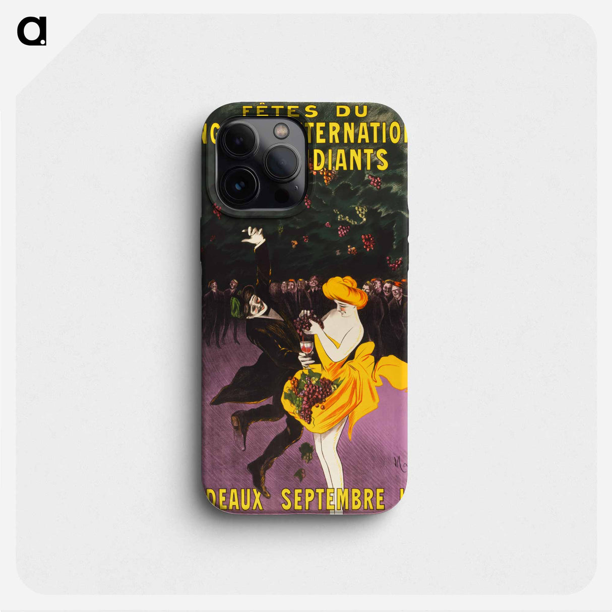 Celebrations of the international student congress, Bordeaux - Leonetto Cappiello Phone Case.
