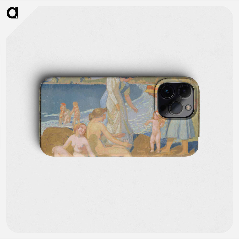 Springtime Bathers in Perros Guirec - Maurice Denis Phone Case.