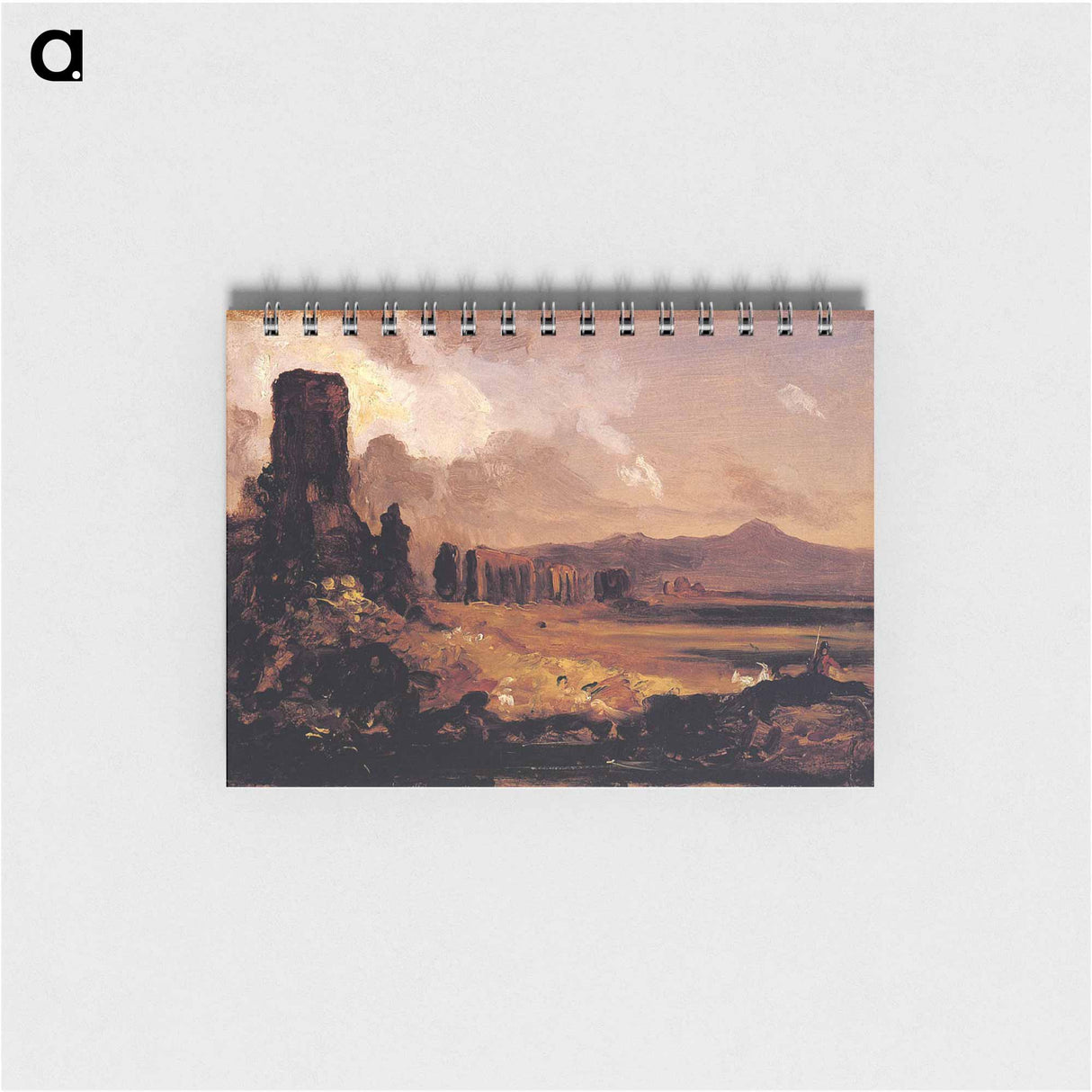 アートメモ帳-Campagna di Roma (study for Aqueduct near Rome) - トーマス コール Memo.