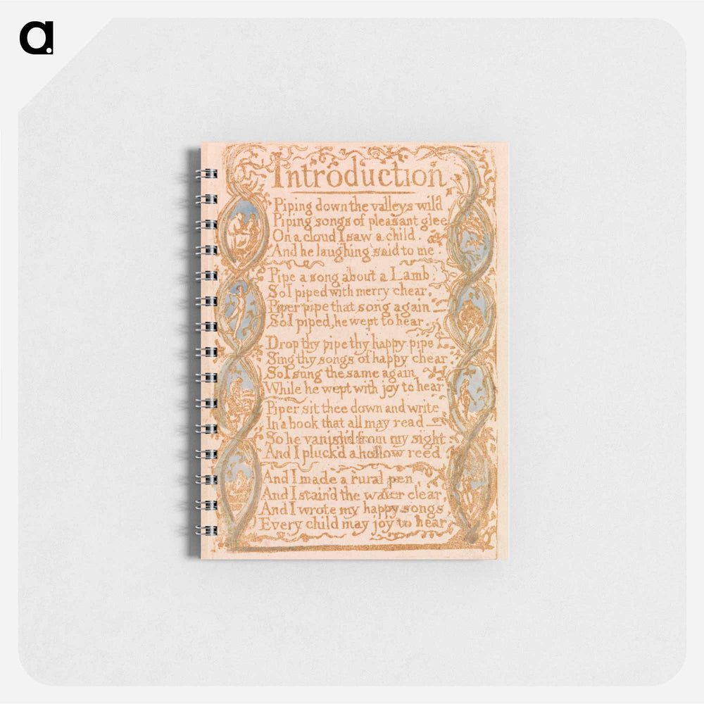 Songs of Innocence, Plate 3, "Introduction" - ウィリアム ブレイク Memo.