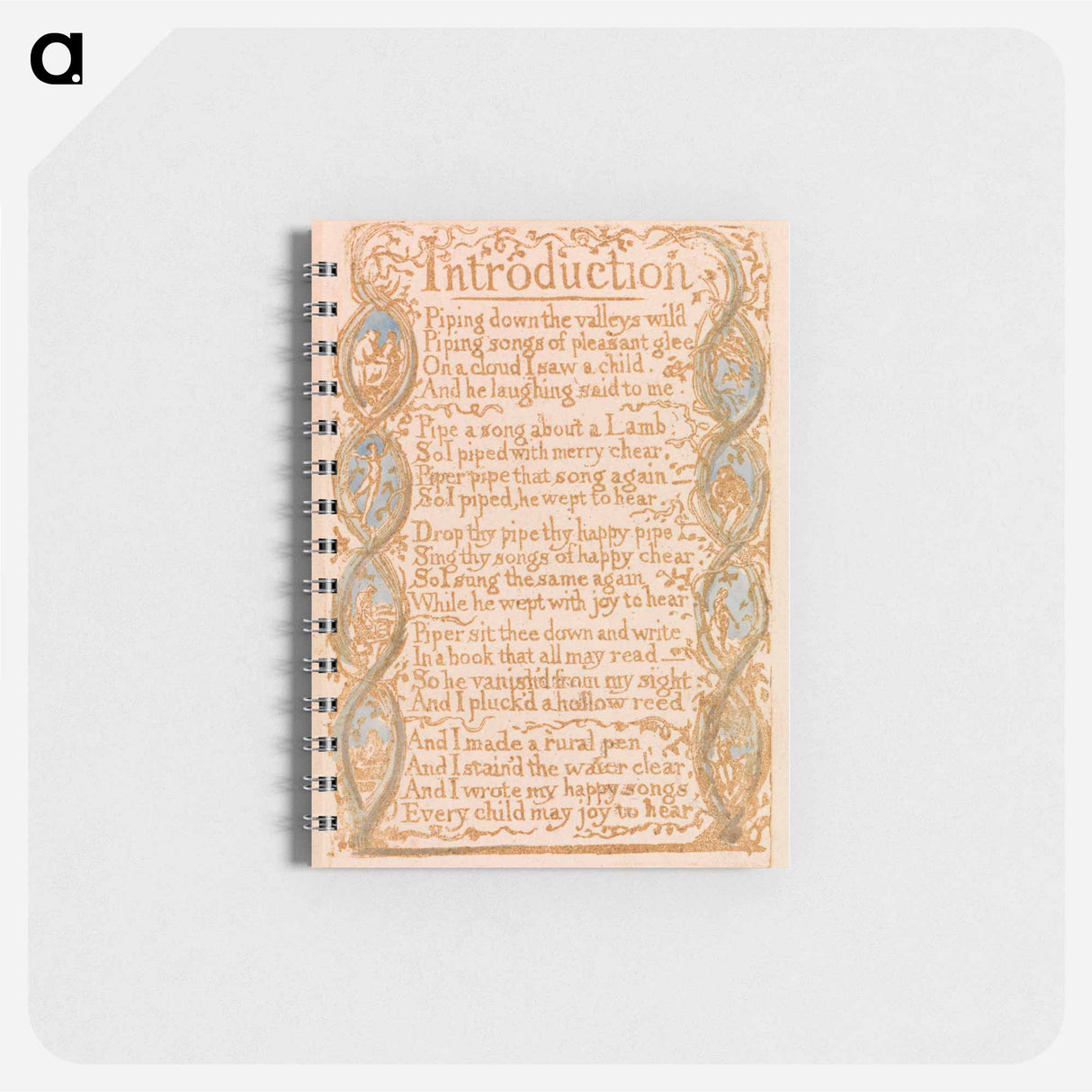 Songs of Innocence, Plate 3, "Introduction" - ウィリアム ブレイク Memo.
