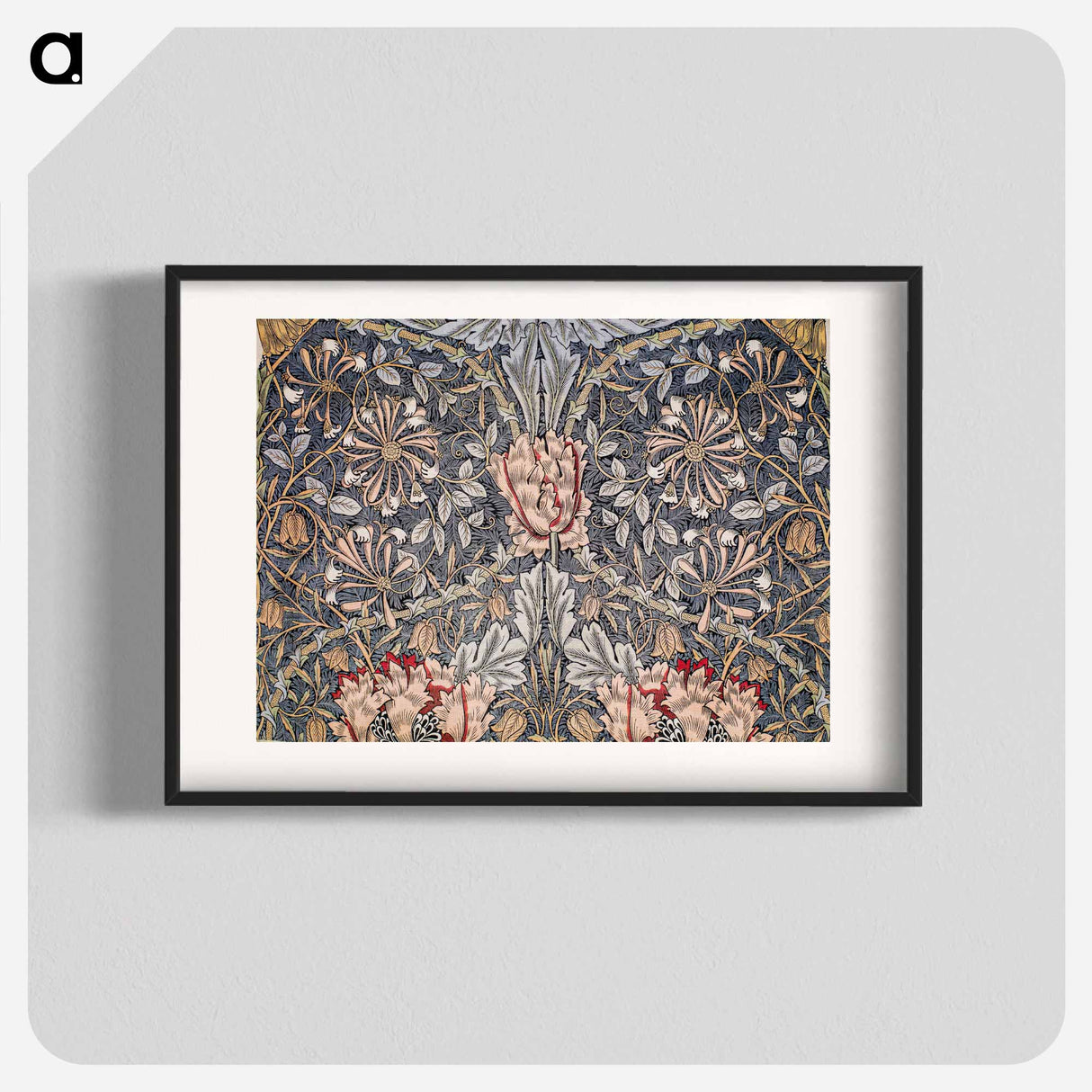 Honeysuckle - William Morris Poster.