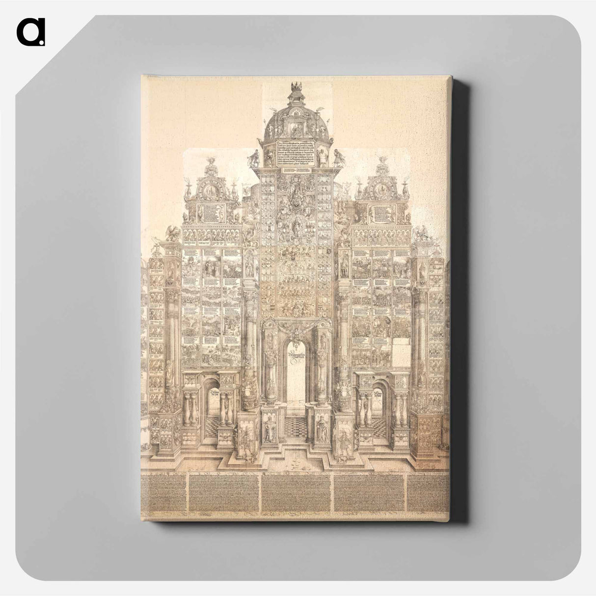 Honorary sport of Emperor Maximilian the 1st - アルブレヒト デューラー Canvas.