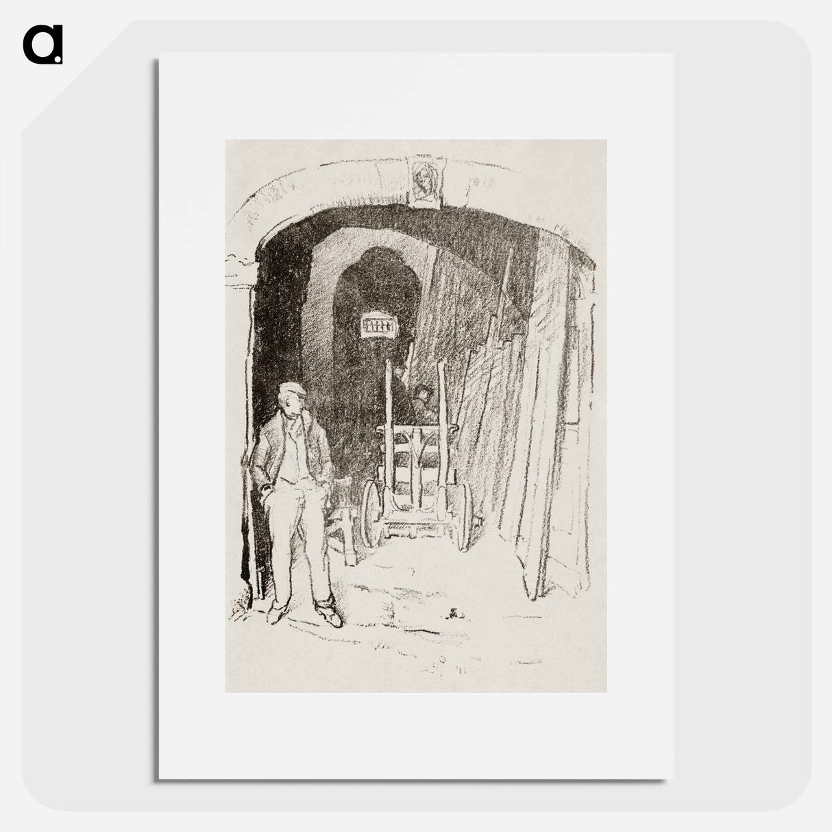 The Wood Sawyer - 不思議の国のアリス Poster.