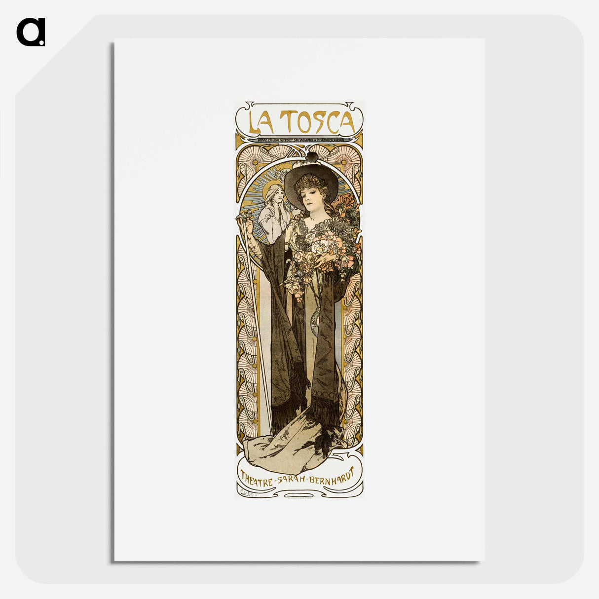 アートポスター-La Tosca - アルフォンス ミュシャ Poster.