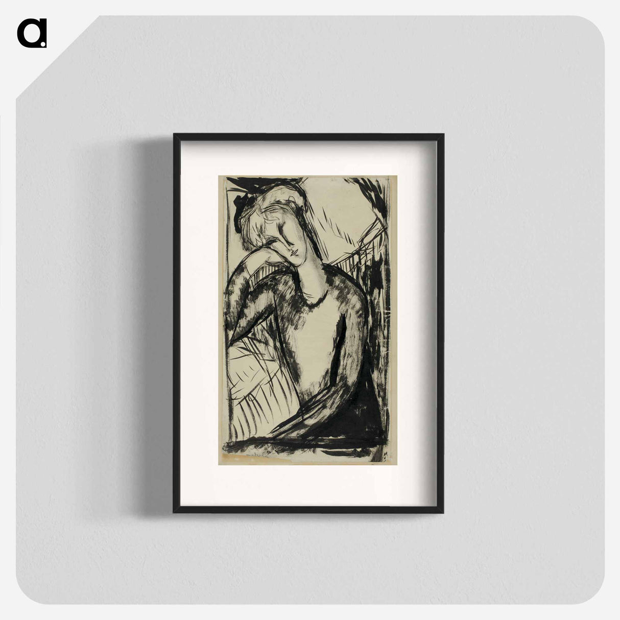 Portrait of a Young Woman - アメデオ モディリアーニ Poster.