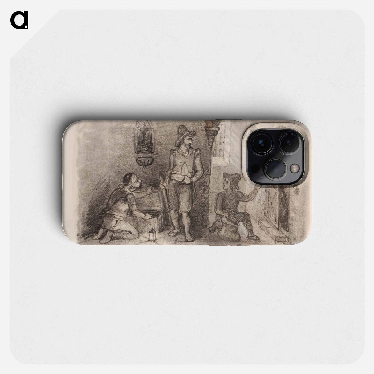 Kolme kirkkoon murtautunutta varasta - アンダース エクマン Phone Case.