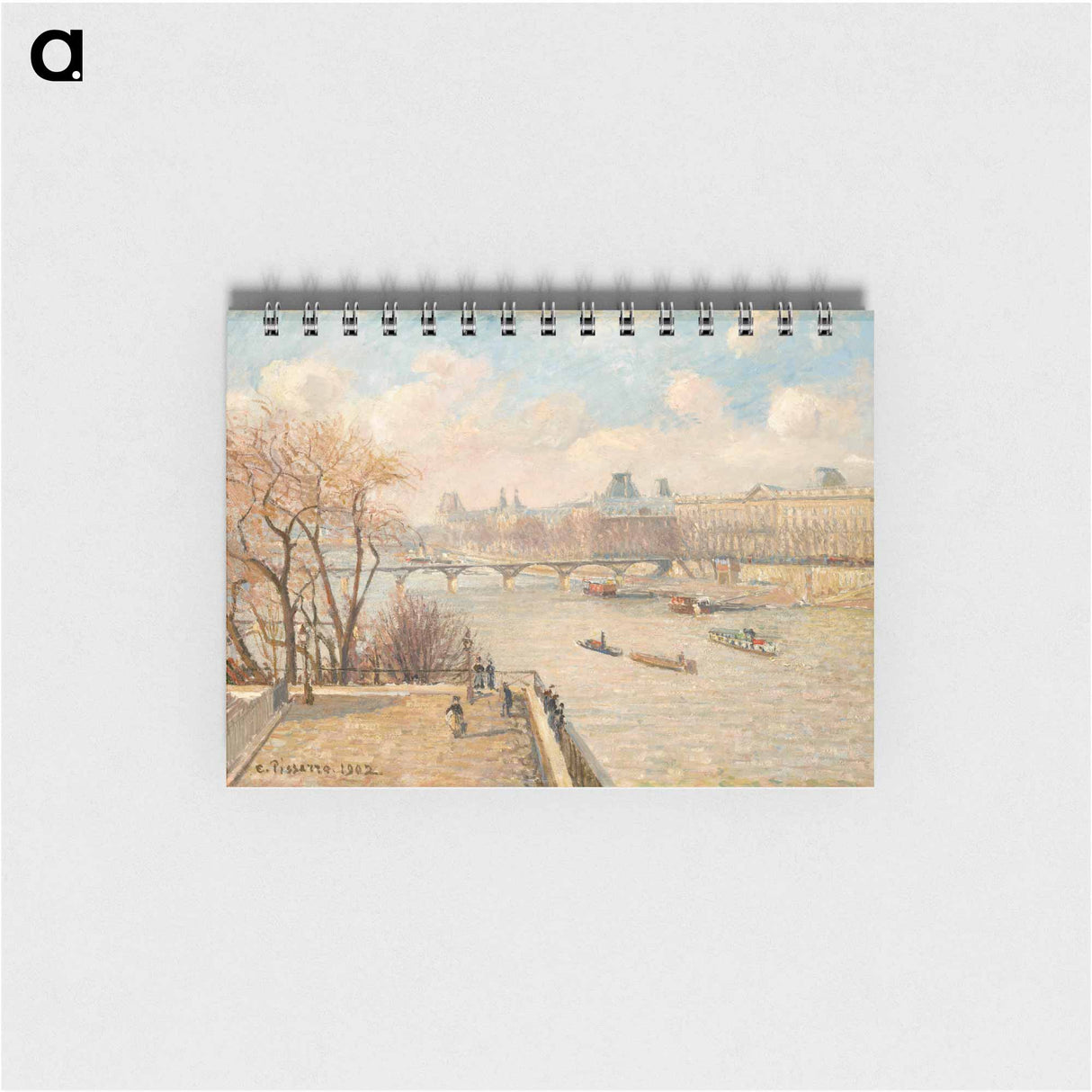 The Louvre from the Pont Neuf - カミーユ ピサロ Memo.