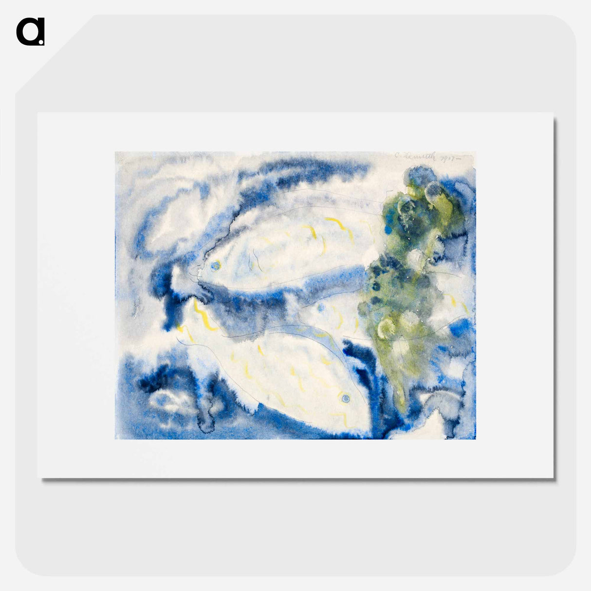 Fish Series, No. 1 - Charles Demuth Poster.