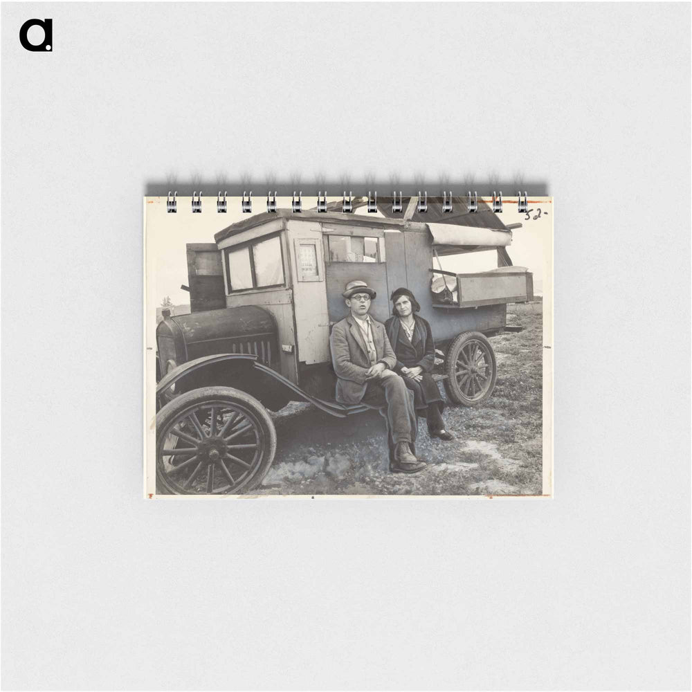 Pea Pickers in California / Members of a Roving Army of Fruit Pickers - ドロテア ラング Memo.