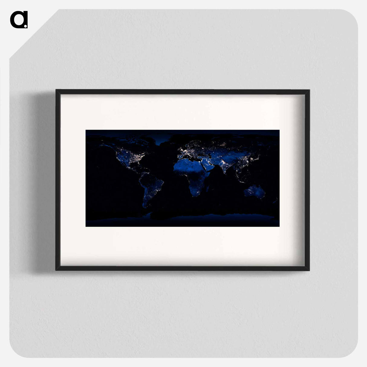 アートポスター-Earth at Night
- 上空からの地球 Poster.