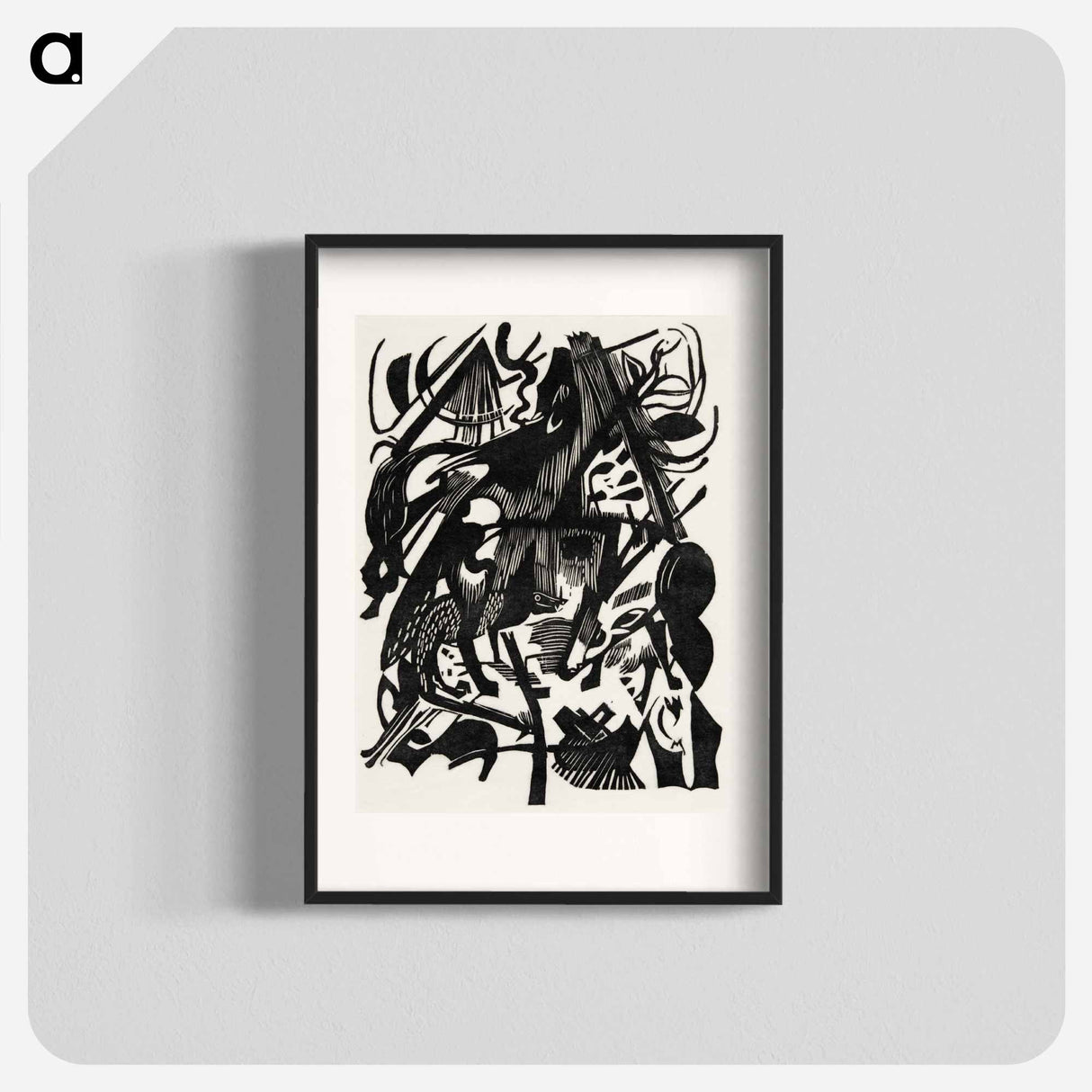 Birth of the Wolves - フランツ マルク Poster.