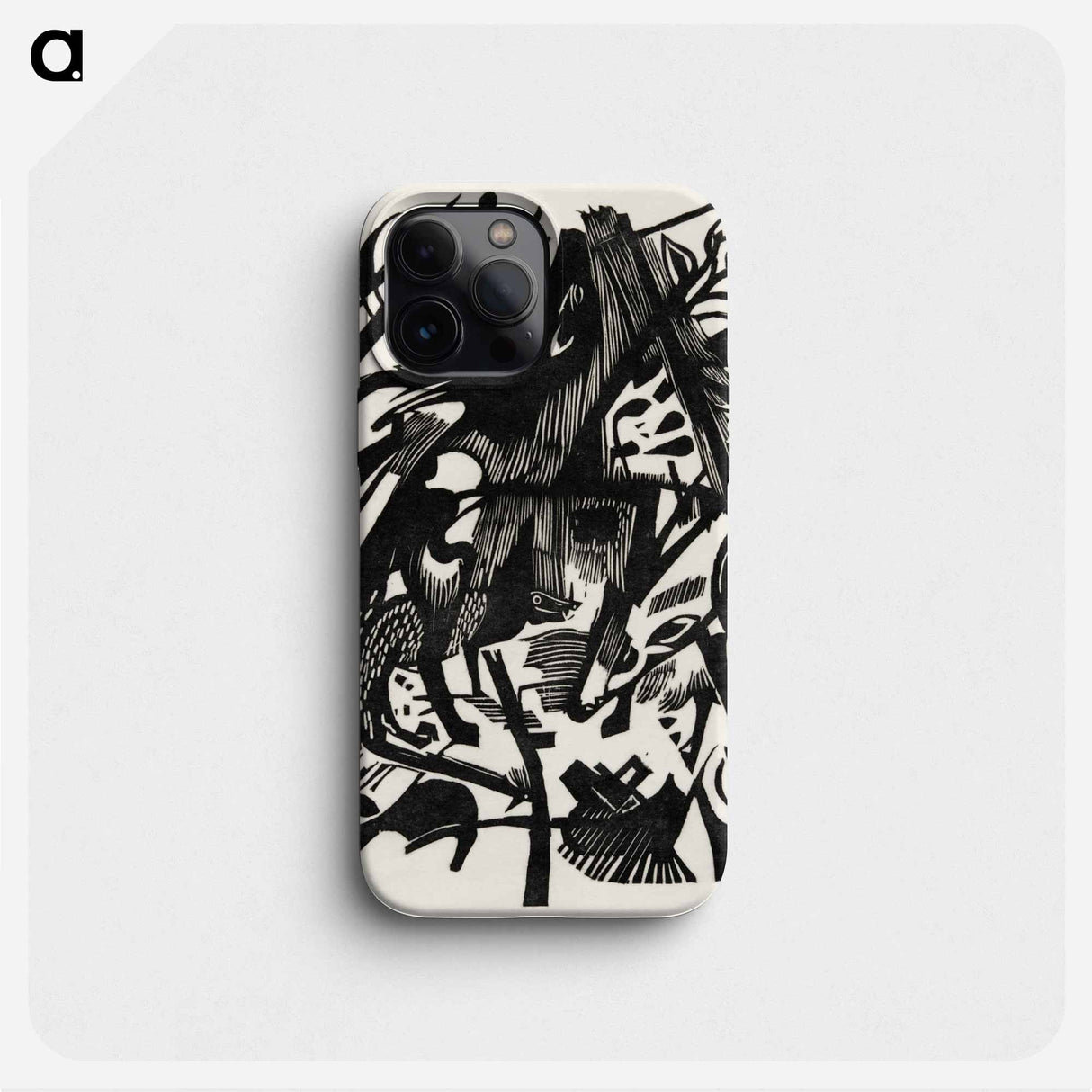 Birth of the Wolves - Franz Marc Phone Case.