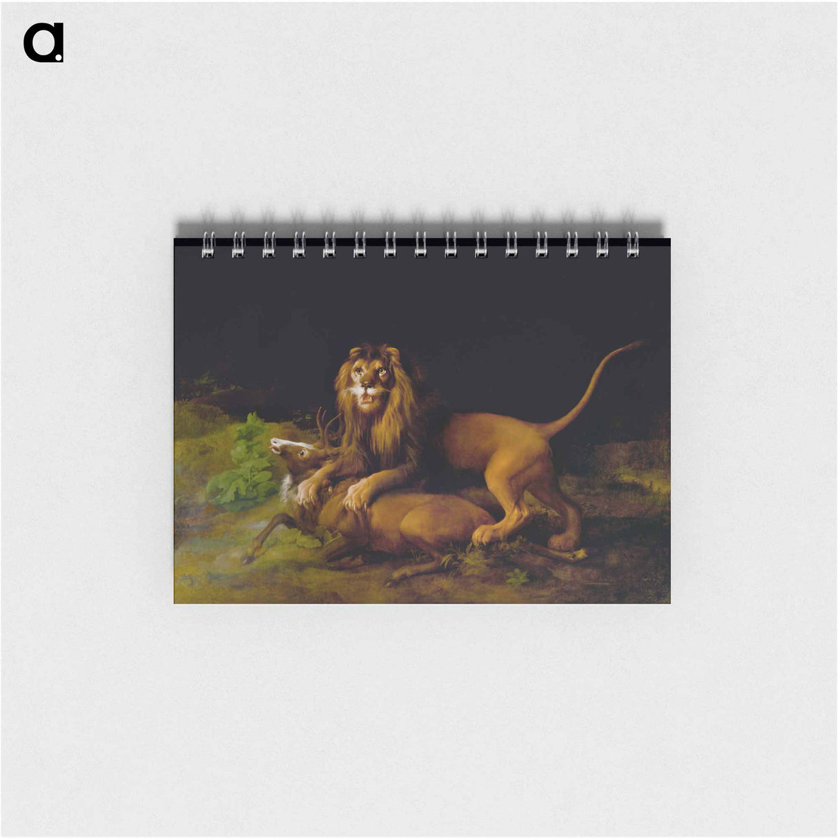 アートメモ帳-A Lion Attacking a Stag
- ジョージ スタッブス Memo.