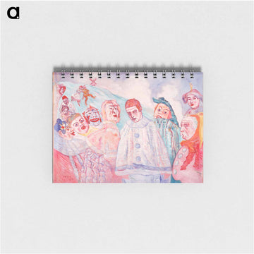 The Despair of Pierrot or Pierrot in Despair (second version) - ジェームズ アンソール Memo.