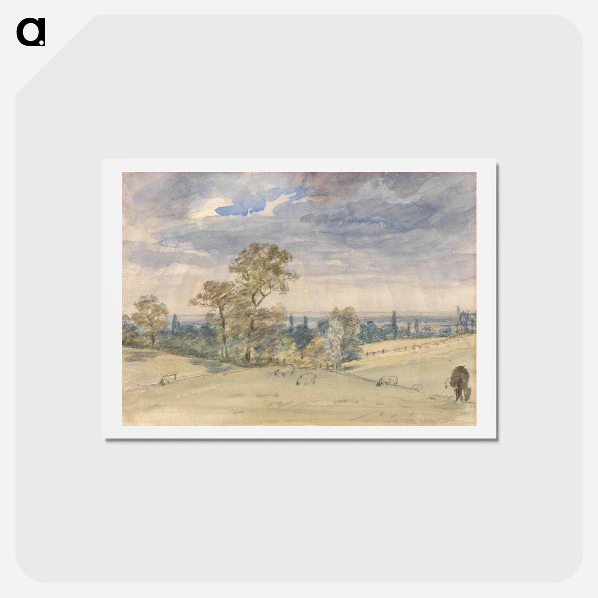 アートポストカード-Suffolk Landscape
- ジョン コンスタブル Postcard.