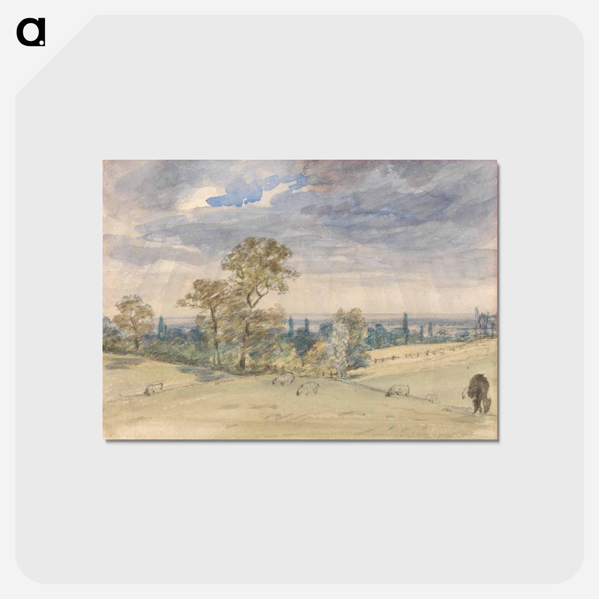 アートポストカード-Suffolk Landscape
- ジョン コンスタブル Postcard.
