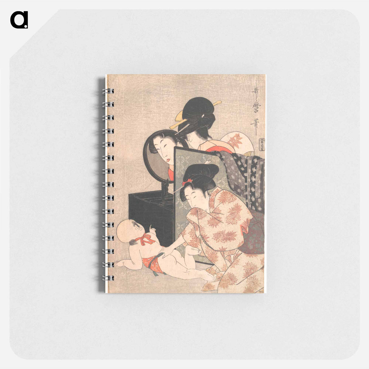 Mother and Child - 喜多川 歌麿 Memo.