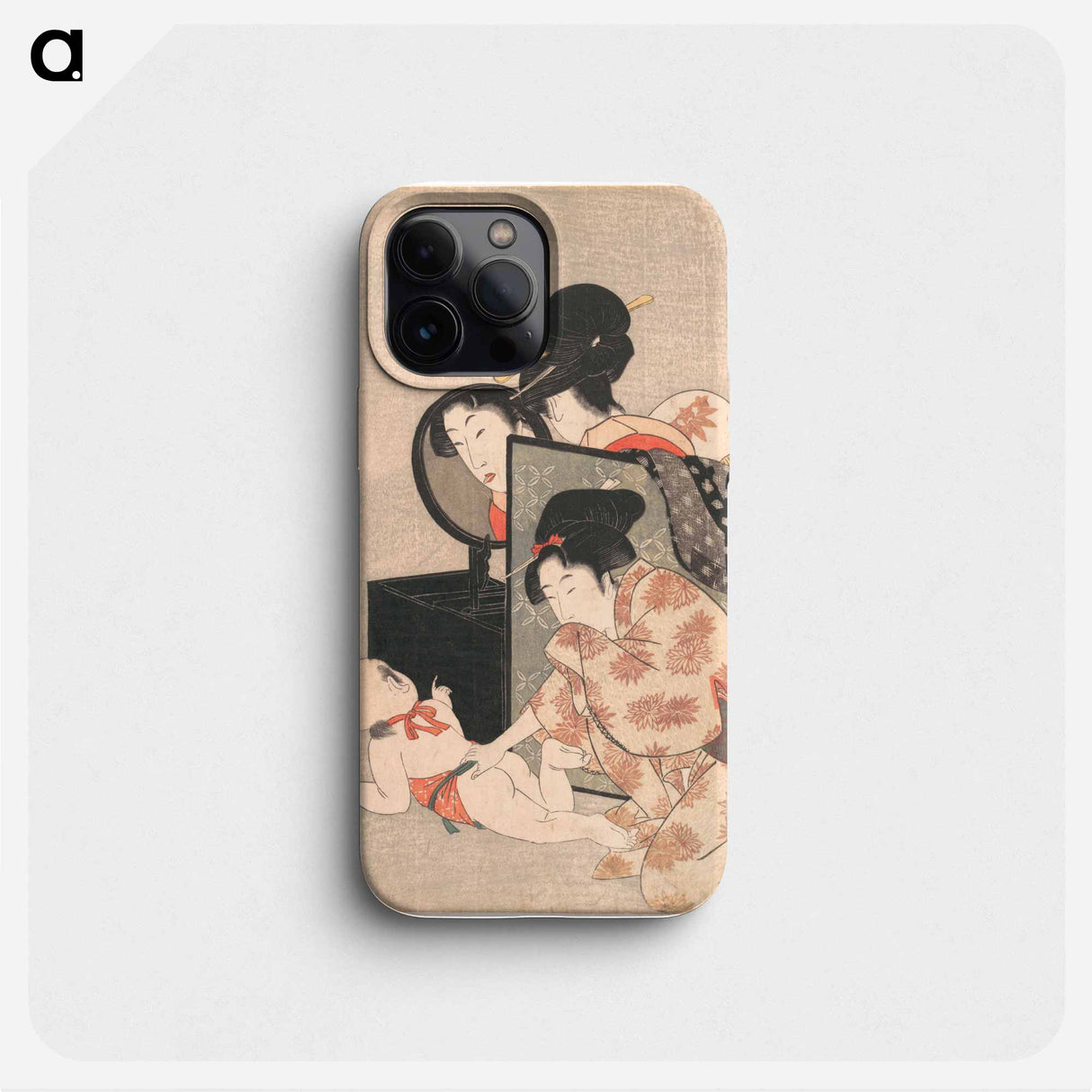 Mother and Child - 喜多川 歌麿 Phone Case.