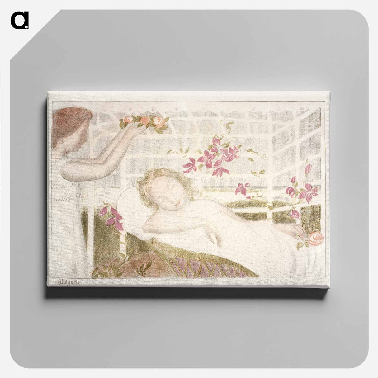 アートパネル-Allegory - モーリス ドニ Canvas.