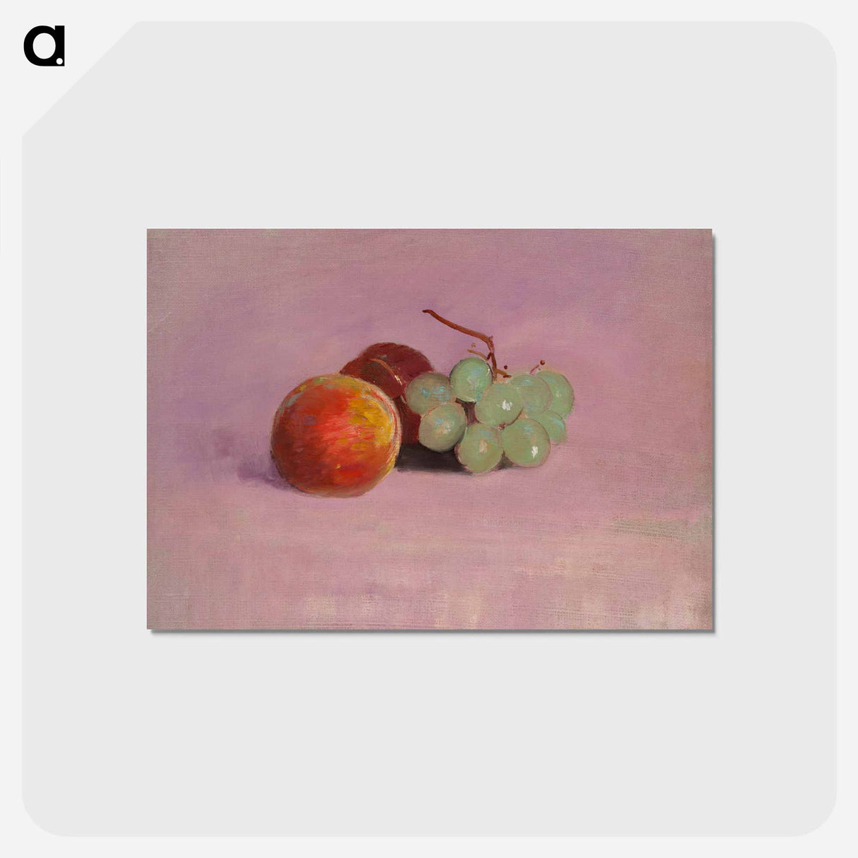 アートポストカード-Still Life with Fruit - オディロン ルドン Postcard.