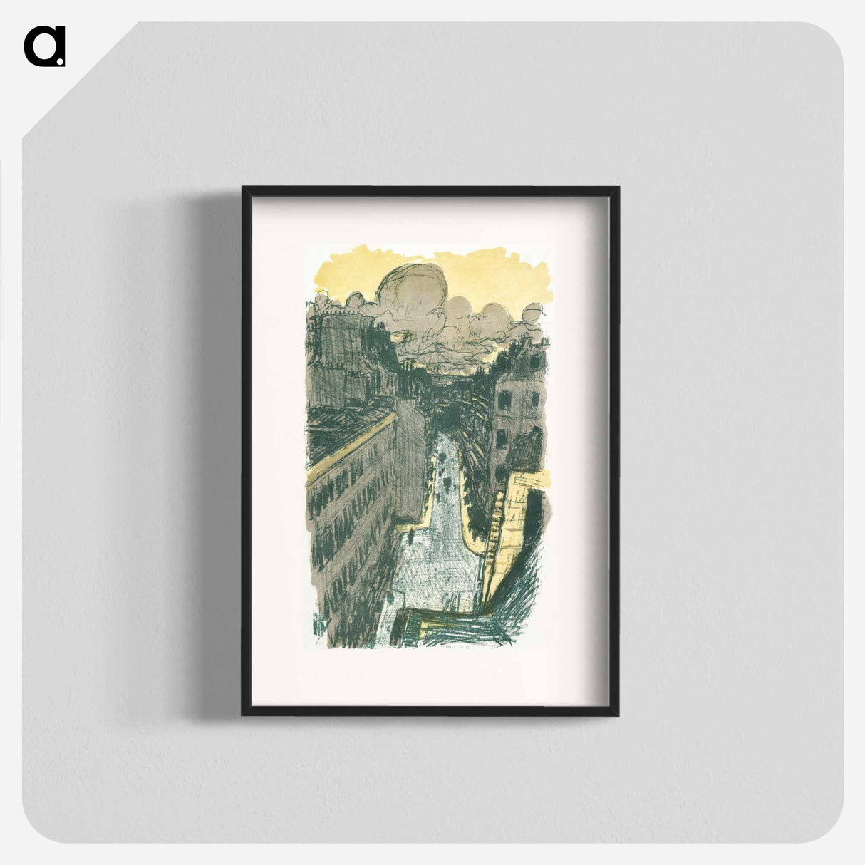 Street Seen from Above
- ピエール ボナール Poster.