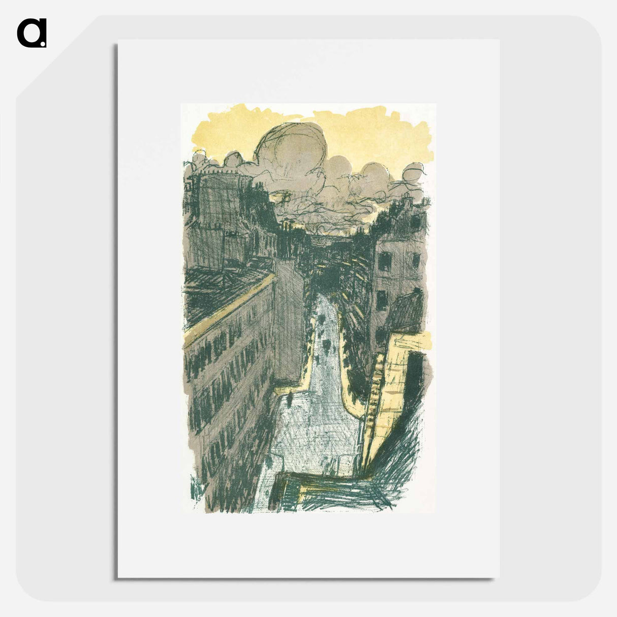 Street Seen from Above
- ピエール ボナール Poster.