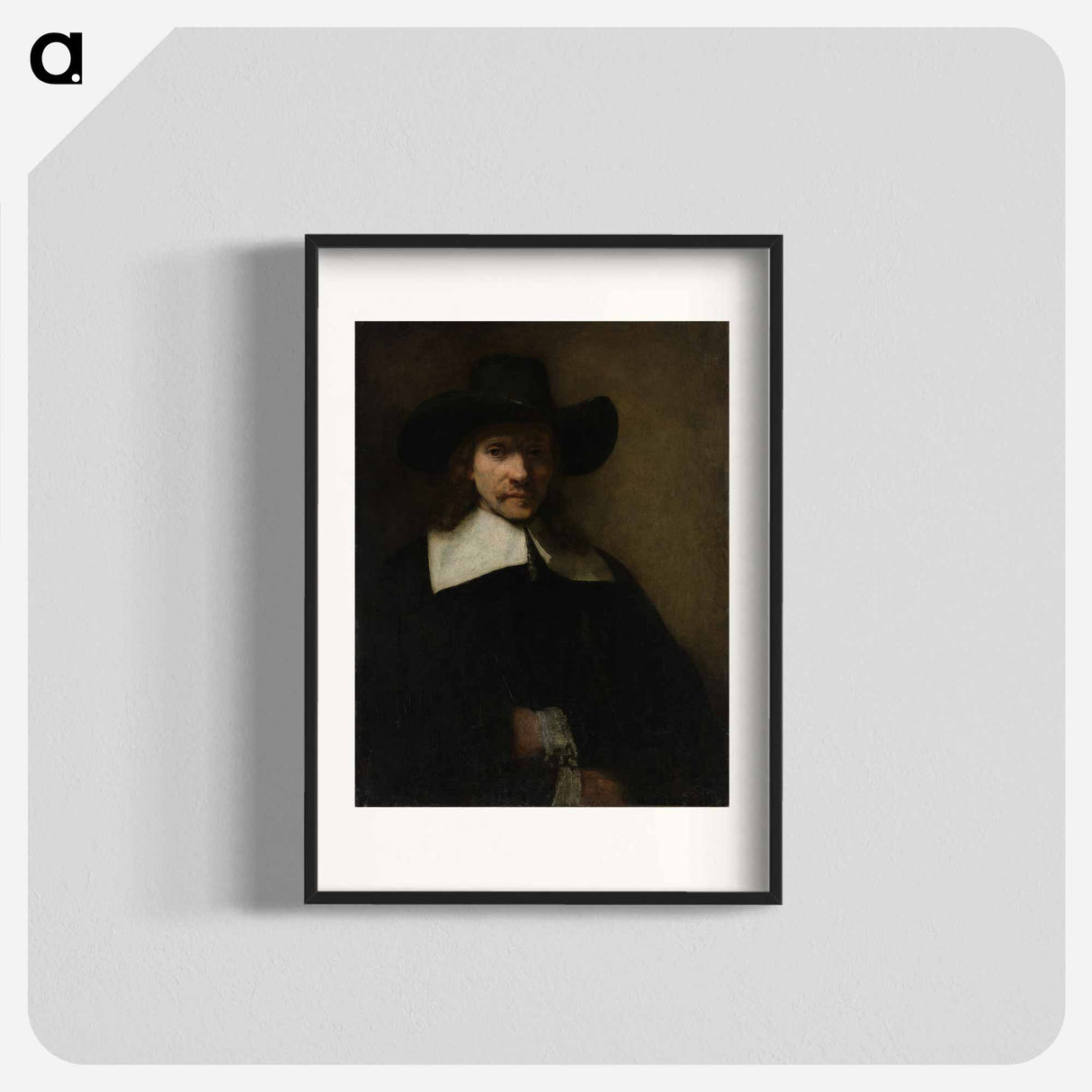 Portrait of a Man - レンブラント ファン レイン Poster.