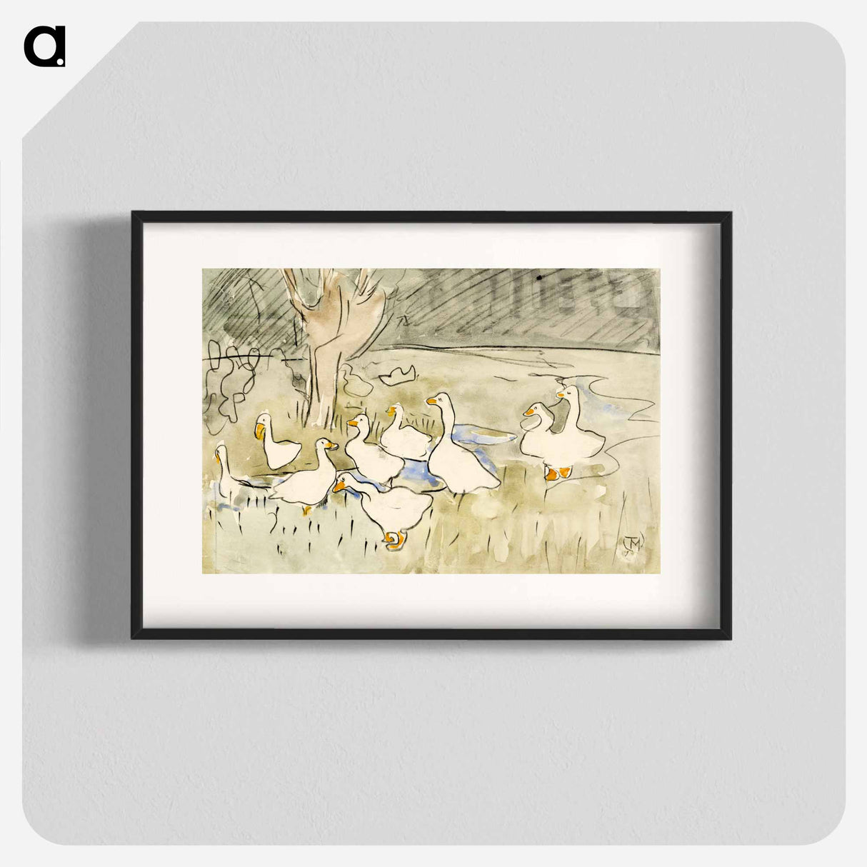 Ducks - Theo Van Hoytema Poster.