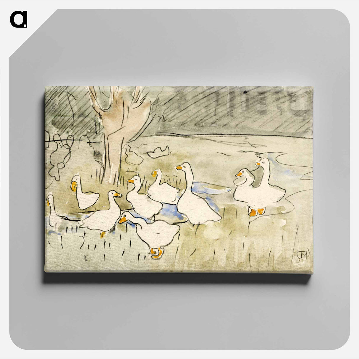 Ducks - Theo Van Hoytema Canvas.
