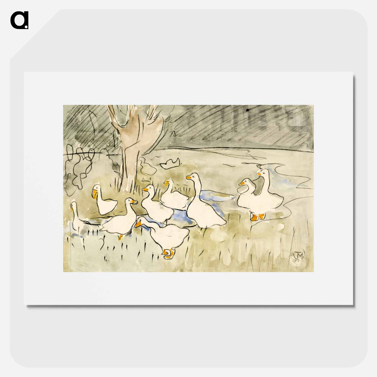 Ducks - Theo Van Hoytema Poster.