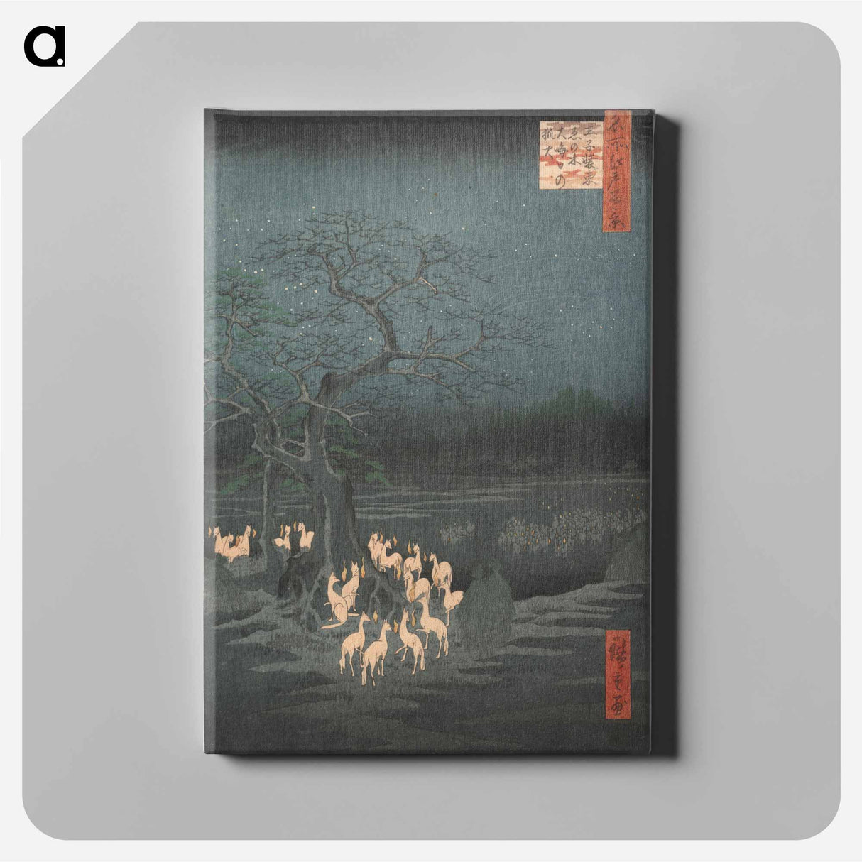 New Year's Eve Foxfires at the Changing Tree, Ōji
- 歌川 広重 Canvas.