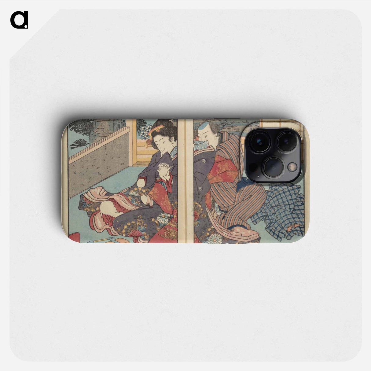 Volume 3 of Unknown Erotic Set by Utagawa Kuniyoshi - 歌川 国芳 Phone Case.