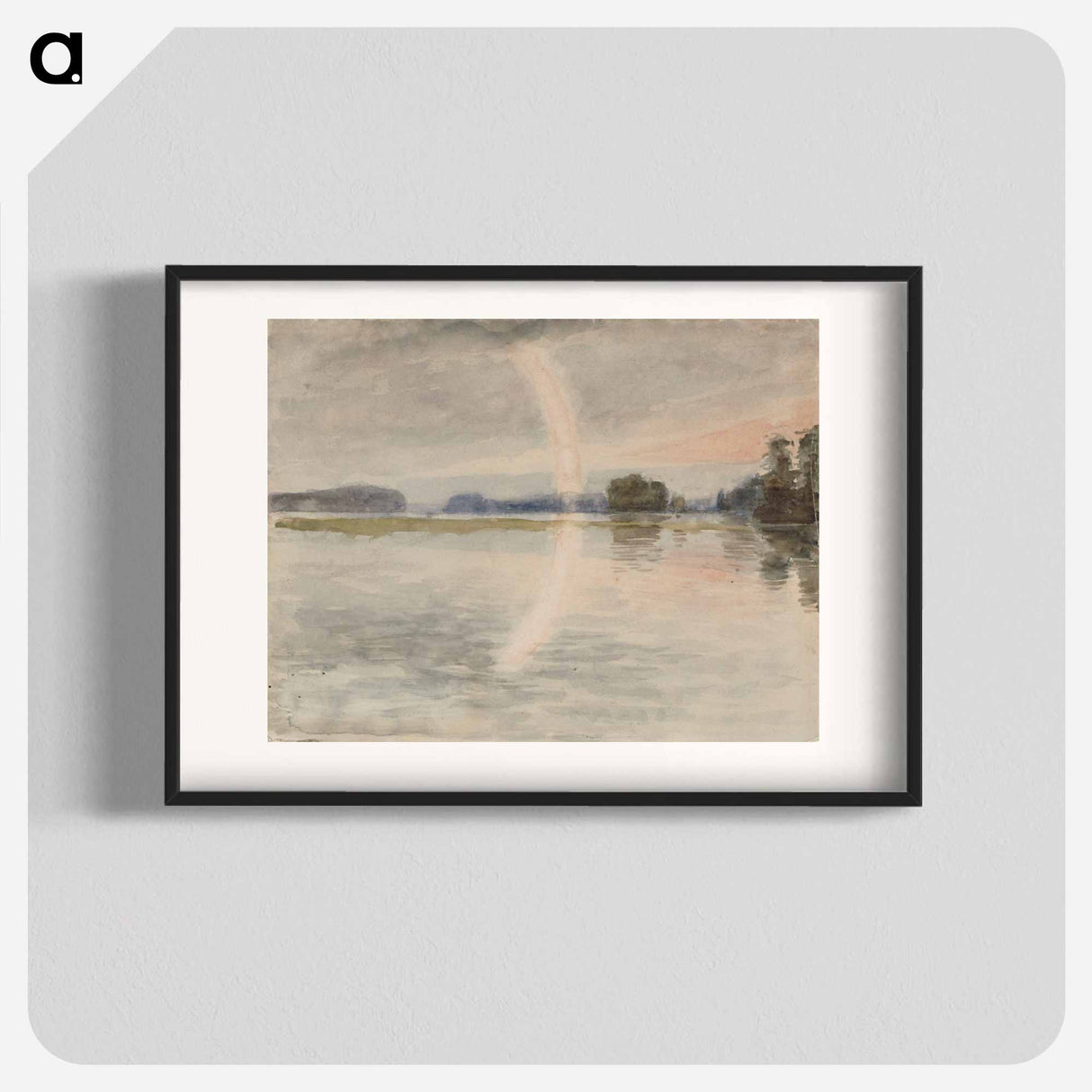 Rantamaisema - アルバート エーデルフェルト Poster.