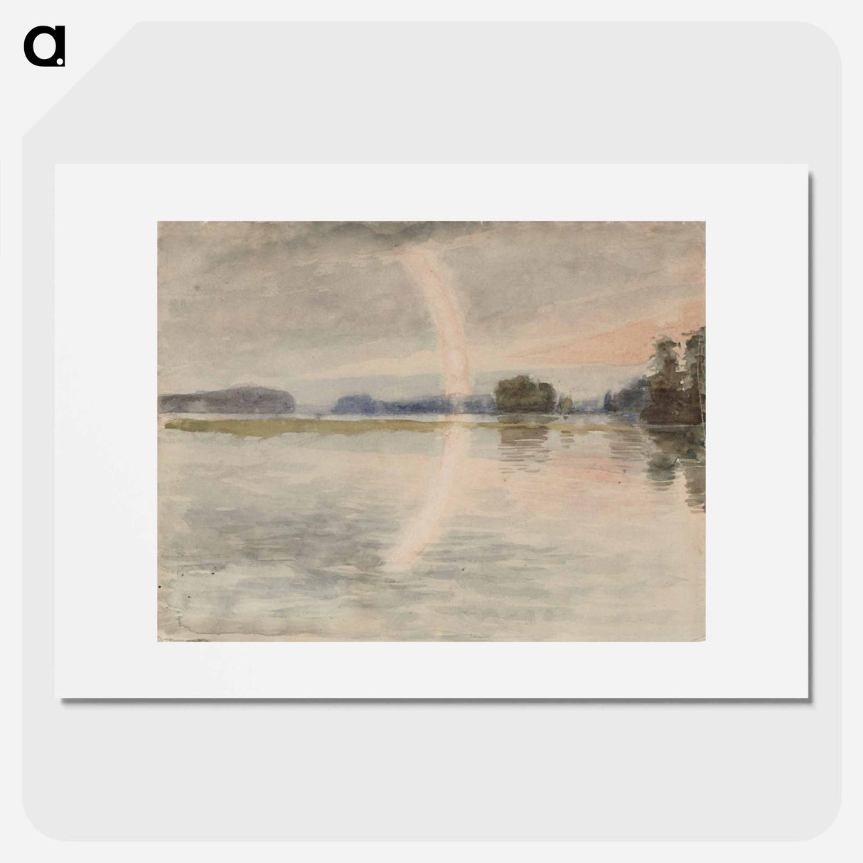 Rantamaisema - アルバート エーデルフェルト Poster.