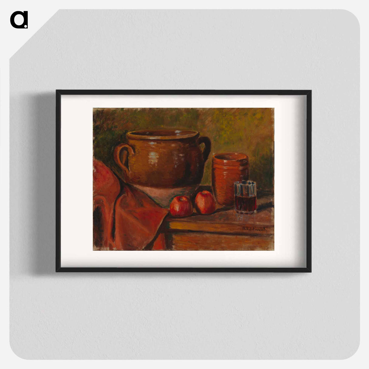 Still life - アルフレッド ウィリアム フィンチ Poster.