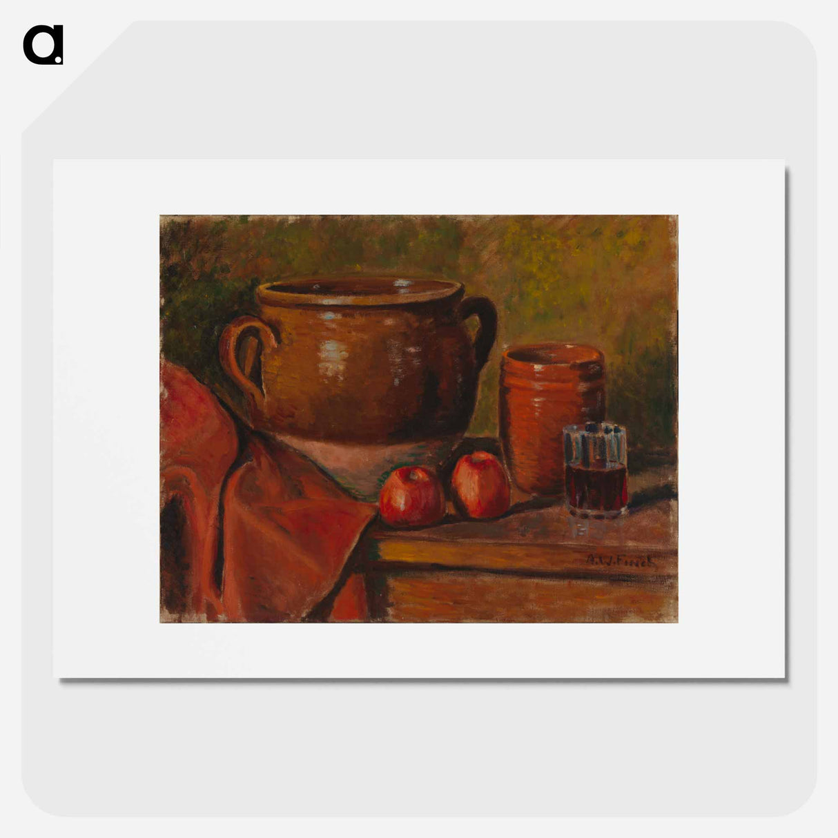 Still life - アルフレッド ウィリアム フィンチ Poster.