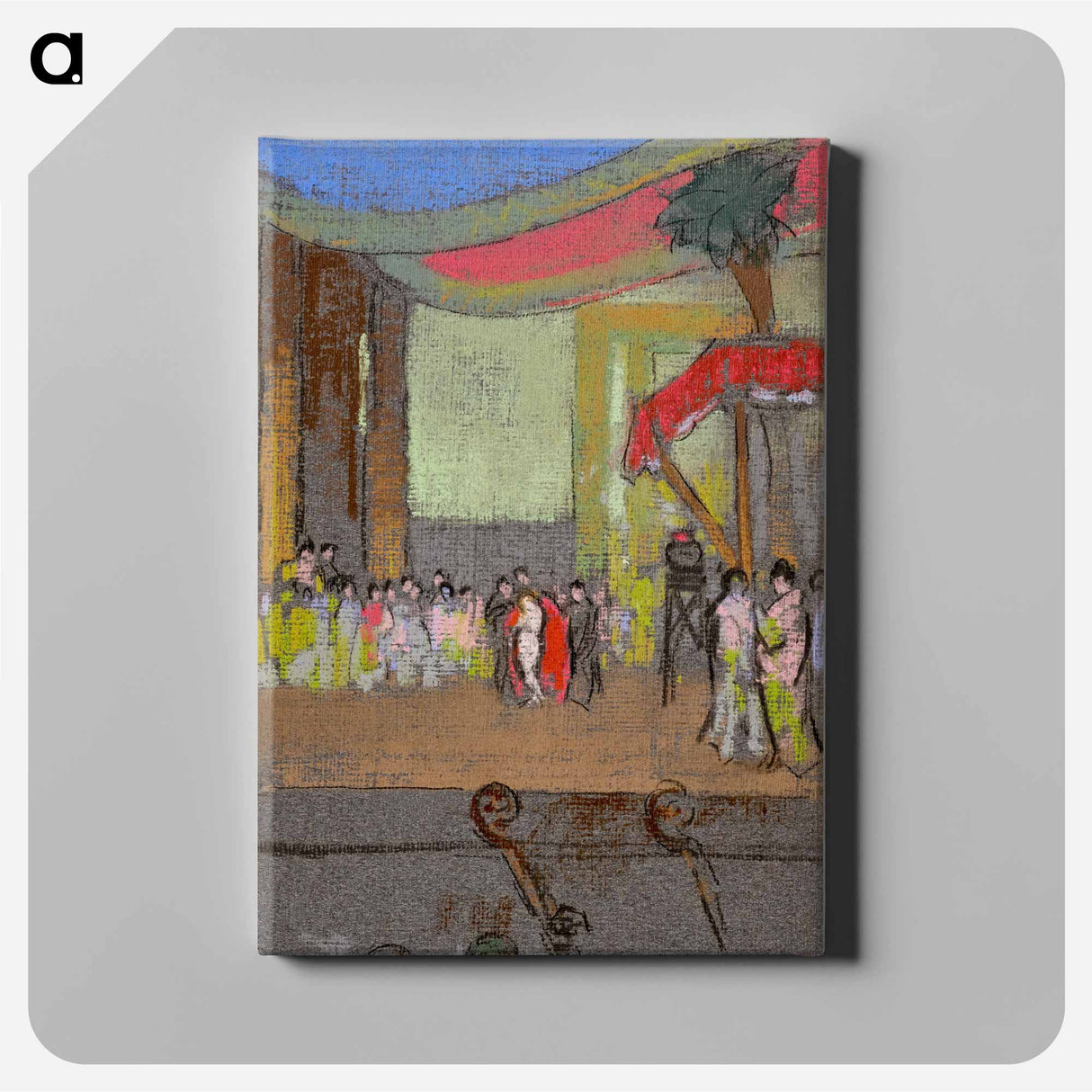 Scene Design for Opera - Alice in Wonderland Canvas.