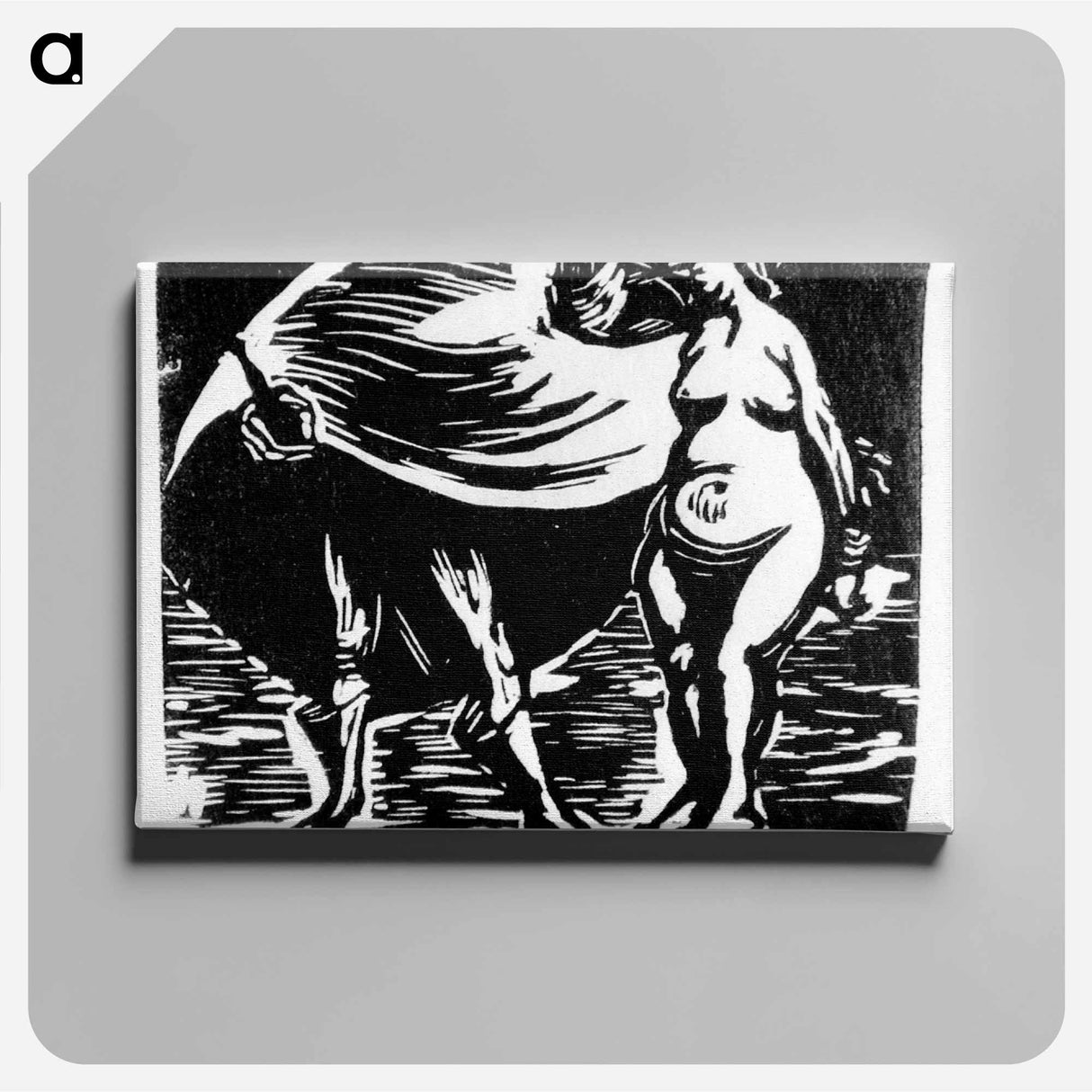 Amorous reverence - エルンスト ハインリヒ バルラッハ Canvas.