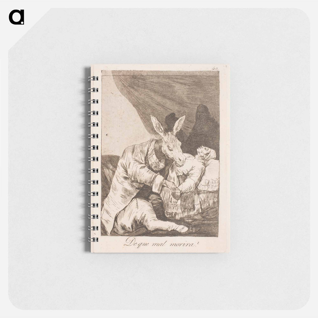 Is the doctor or the disease killing him? - フランシスコ デ ゴヤ Memo.