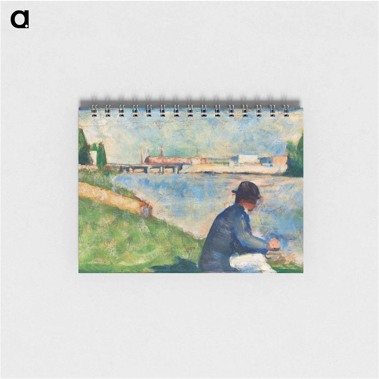 Study for "Bathers at Asnières" - ジョルジュ スーラ Memo.