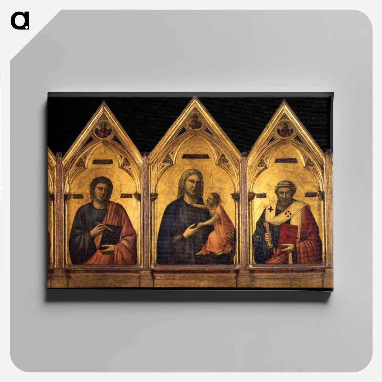 アートパネル-Badia Polyptych - ジョット ディ ボンドーネ Canvas.