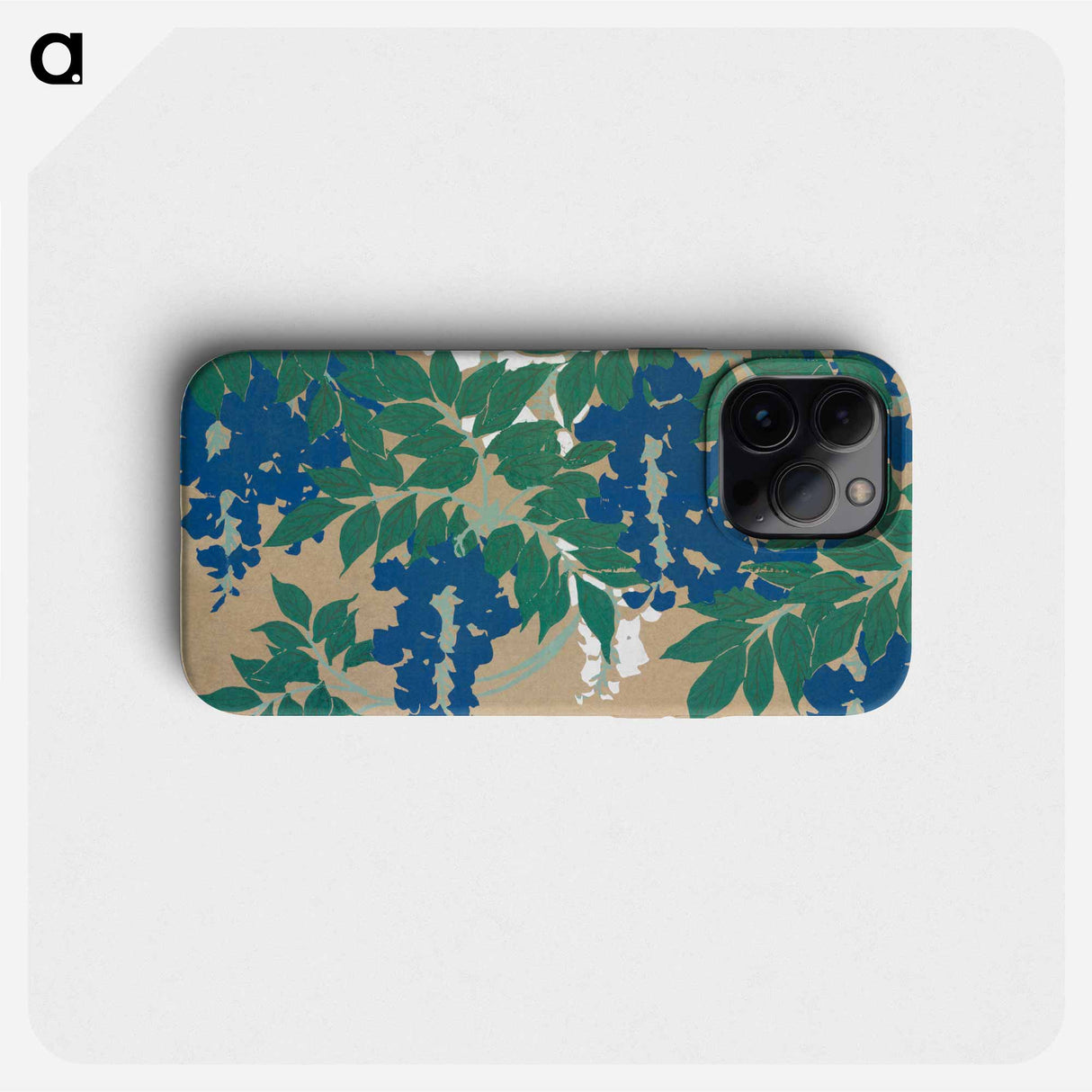 Wisteria from Momoyogusa–Flowers of a Hundred Generations - 神坂 雪佳 Phone Case.