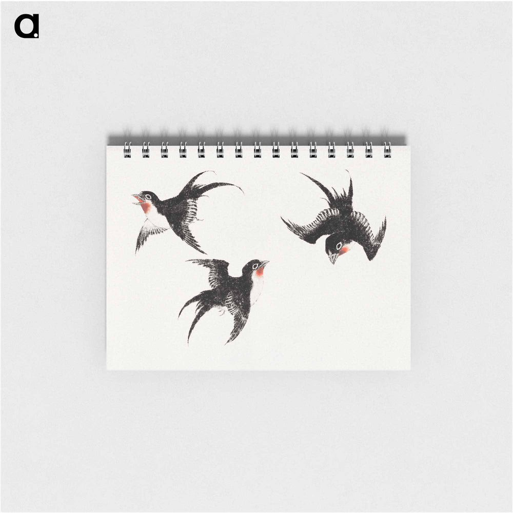 Katsushika Hokusai's birds - 葛飾 北斎 Memo.