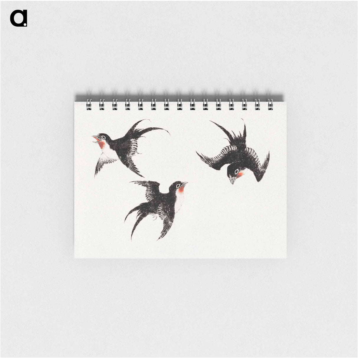 Katsushika Hokusai's birds - 葛飾 北斎 Memo.