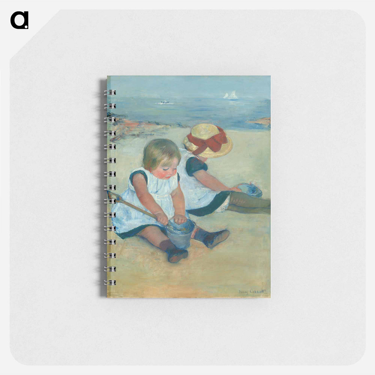 Children Playing on the Beach - メアリー カサット Memo.